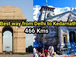 delhi to kedarnath distance best way to reach