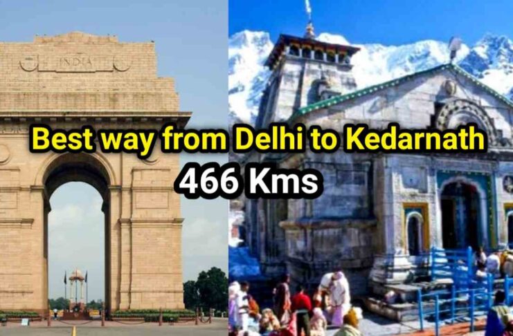 delhi to kedarnath distance best way to reach