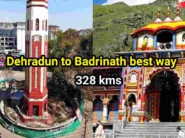 dehradun to badrinath distance and how to reach by bus taxi flight helicopter