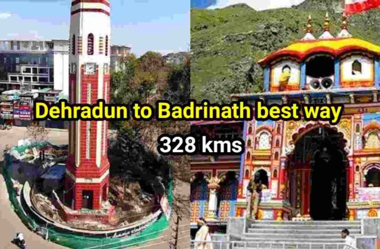 dehradun to badrinath distance and how to reach by bus taxi flight helicopter