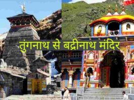 tungnath to badrinath distance hindi